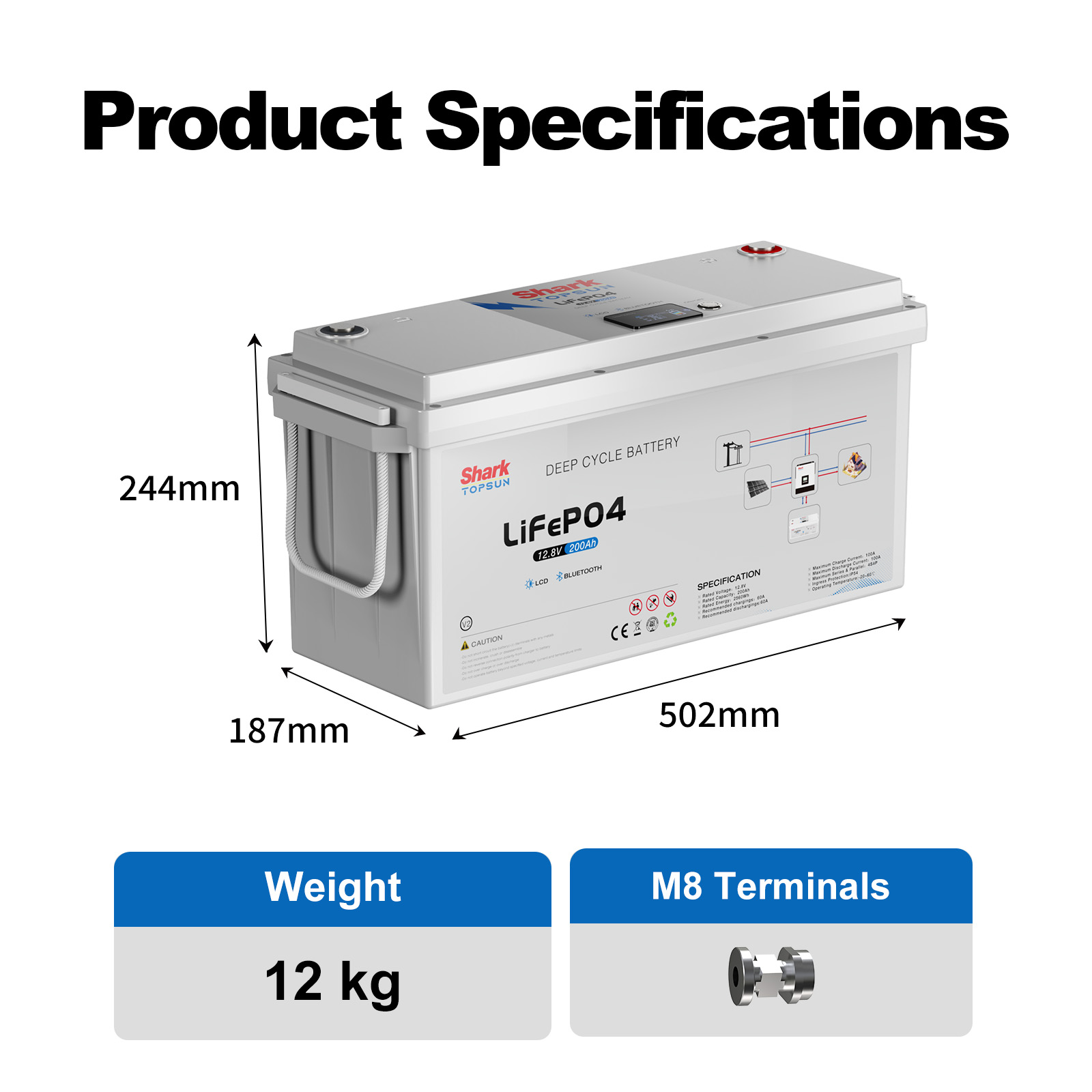 SANDISOLAR 12V 200Ah LifePo4 B - Lifepo4 12V 100Ah Bms Bluetooth ulasan dan harga