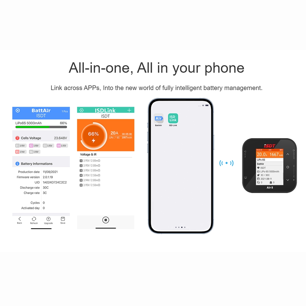 New ISDT Air8 Lipo power Balan - Isdt Air8 8S Lipo Charger ulasan dan harga